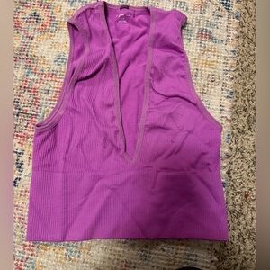 Urban Outfitters Purple Ribbed Top